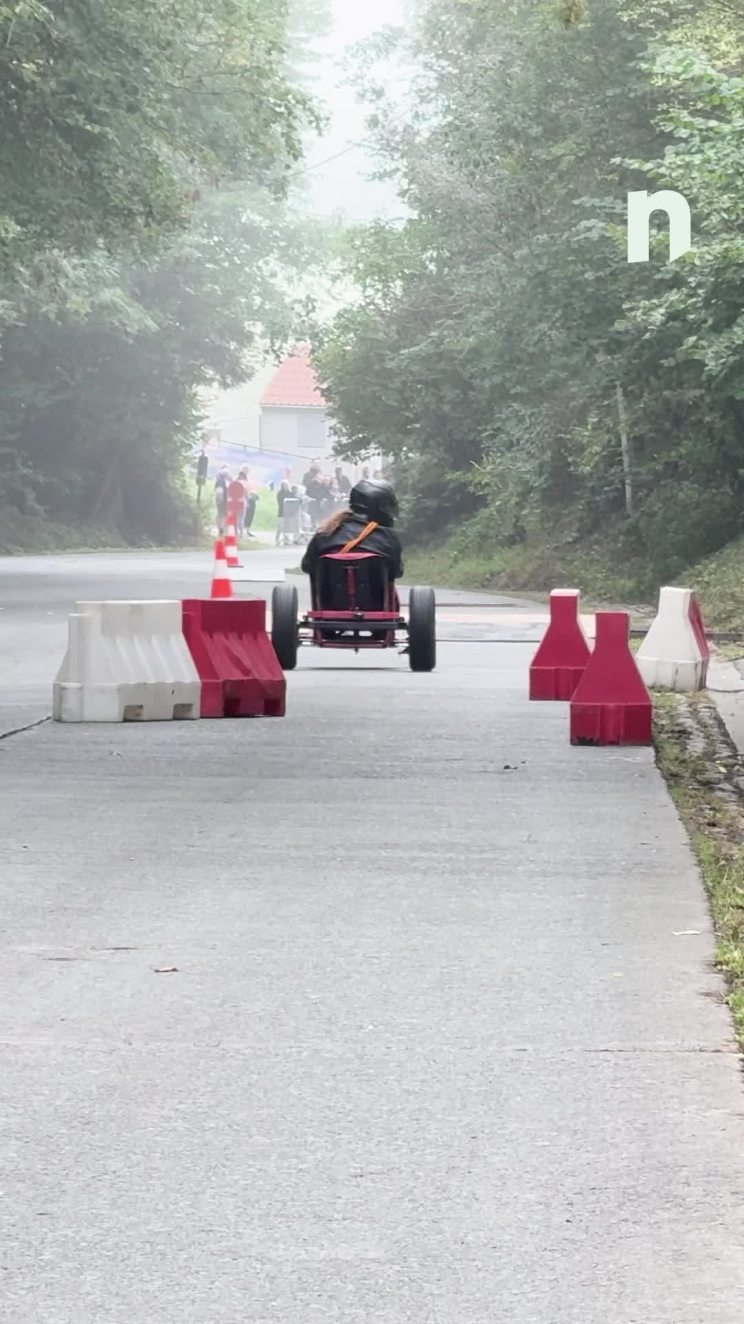 Buissenal transformé en circuit pour les caisses à savon