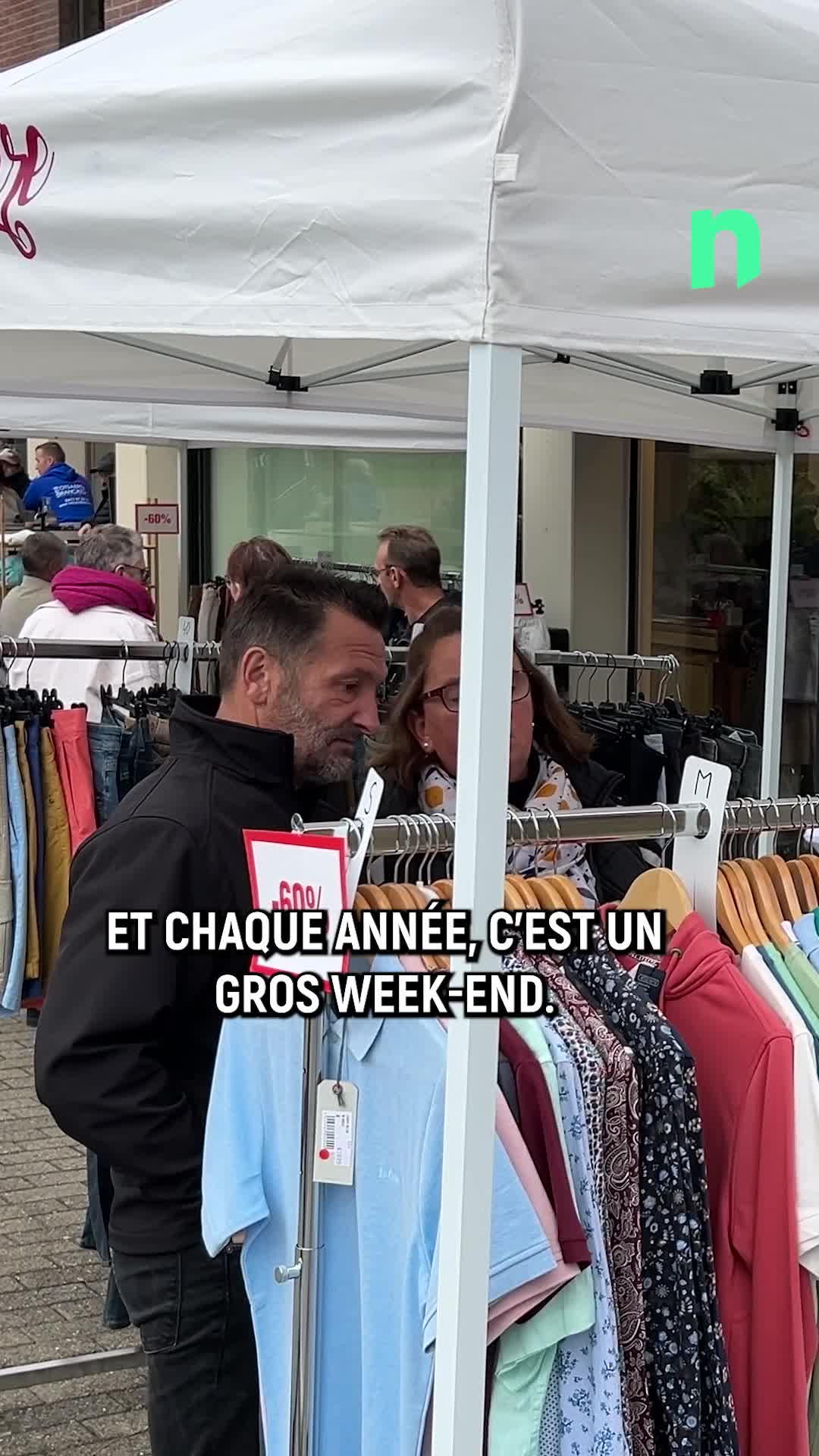 La braderie d\u0027Antoing\u002c moment important pour les commerçants