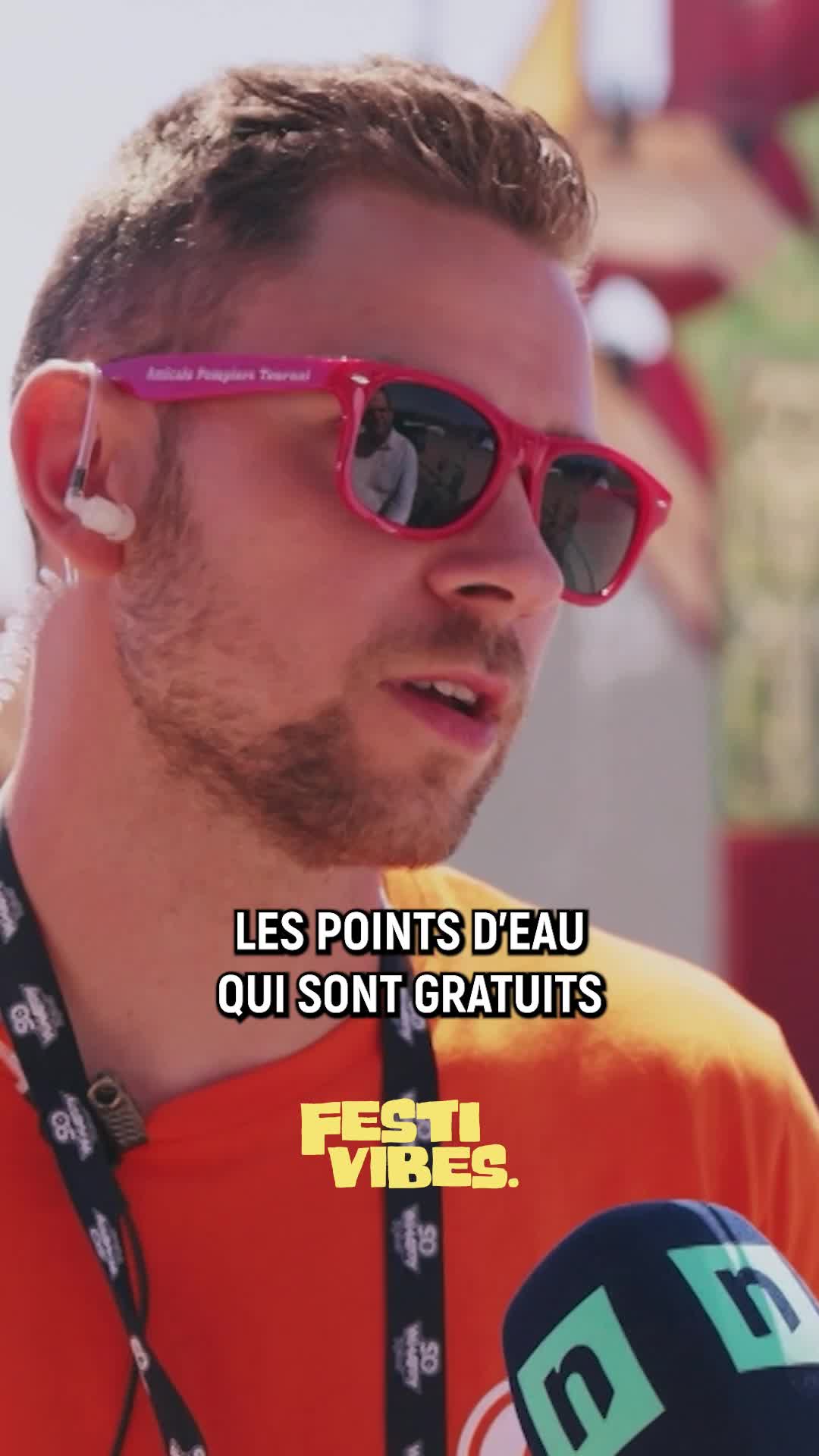 Il fait chaud ce samedi et au So W\u0027Happy Festival\u002c il a fallu s\u0027adapter pour permettre aux festivaliers de se rafraîchir.