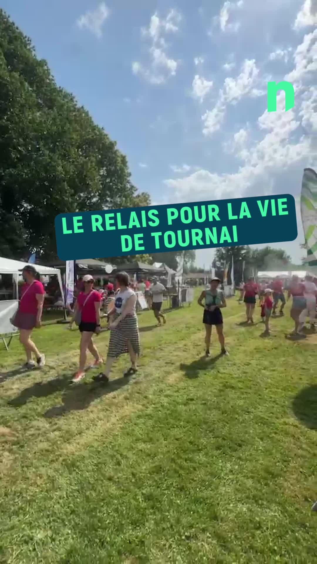 Au Relais pour la Vie de Tournai\u002c on se rafraîchit !