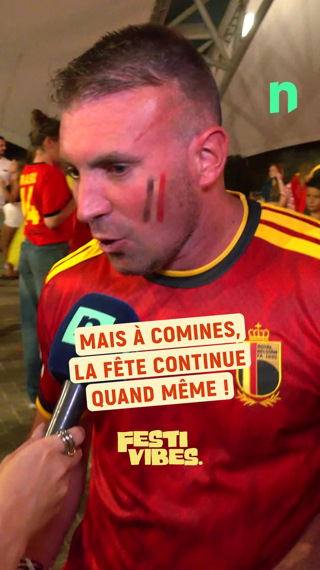 Malgré la défaite des Diables Rouges\u002c les Cominois font la fête
