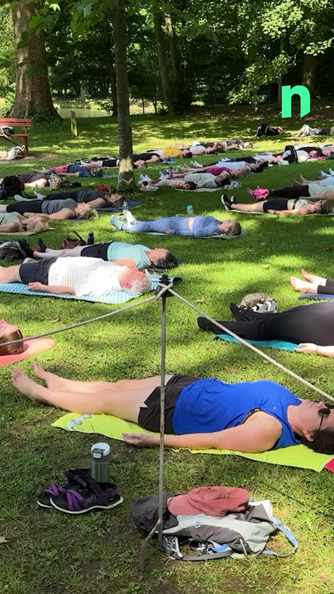 Le parc d\u0027Estaimbourg a célébré la journée internationale du yoga