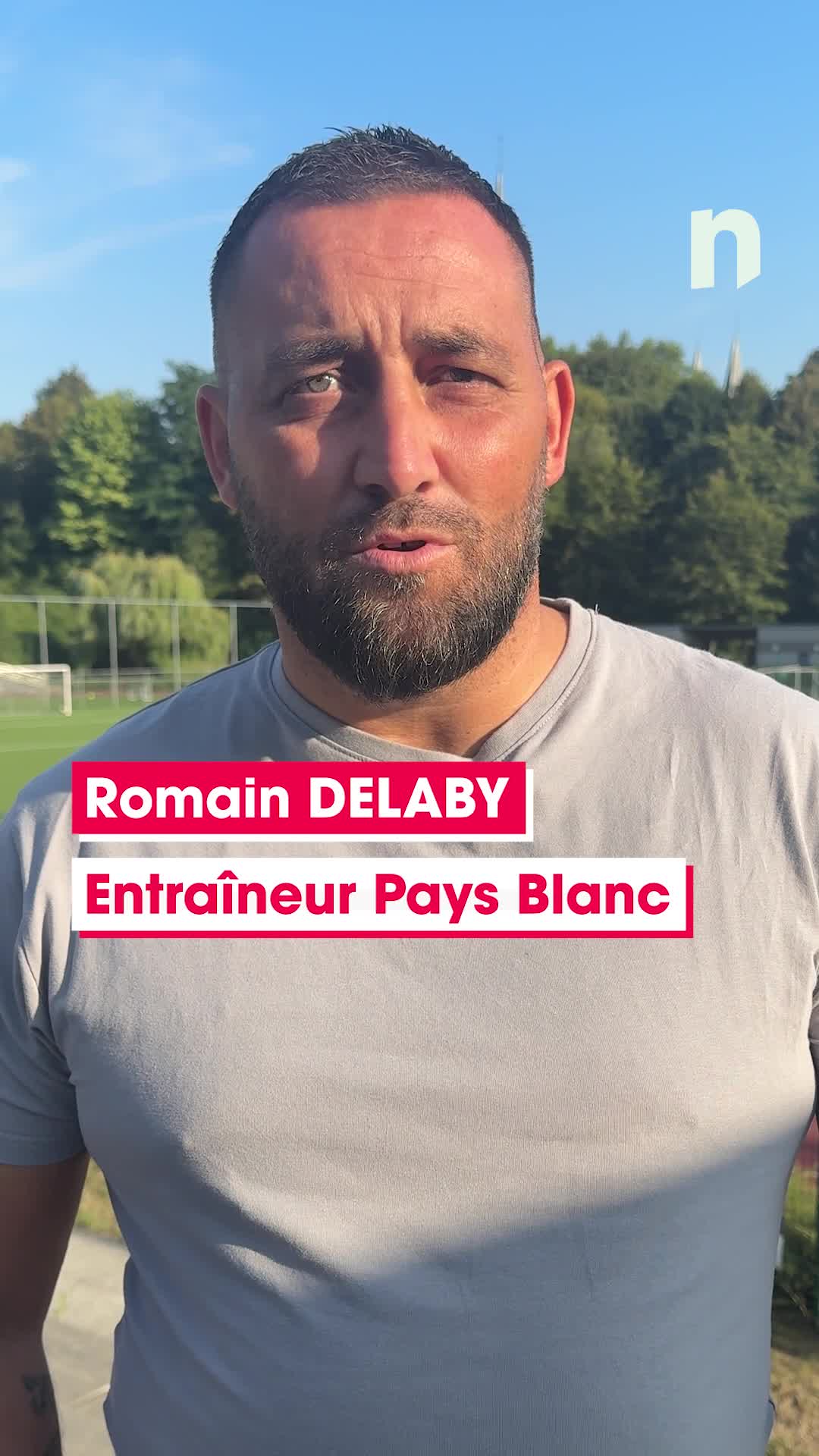 Romain Delaby\u002c entraîneur du Pays Blanc préface de la saison de P1