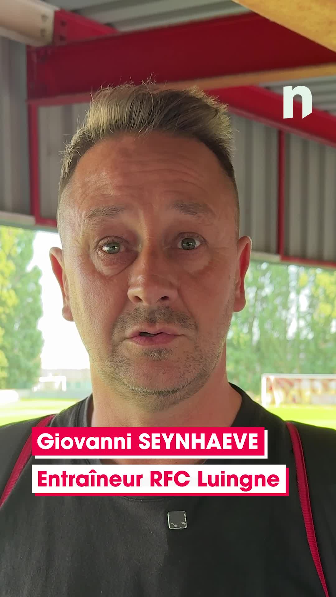 Giovanni Seynhaeve\u002c entraîneur du RFC Luingne préface de la saison de P1