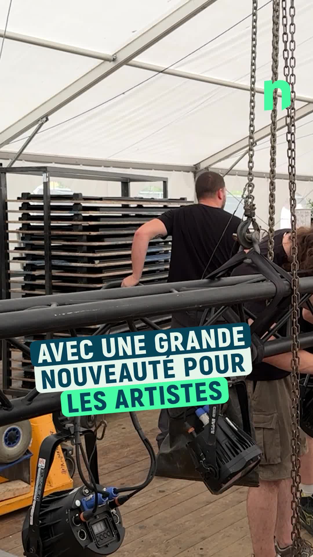 Nouveauté au LaSemo : les loges des artistes installées au coeur du festival 🎵