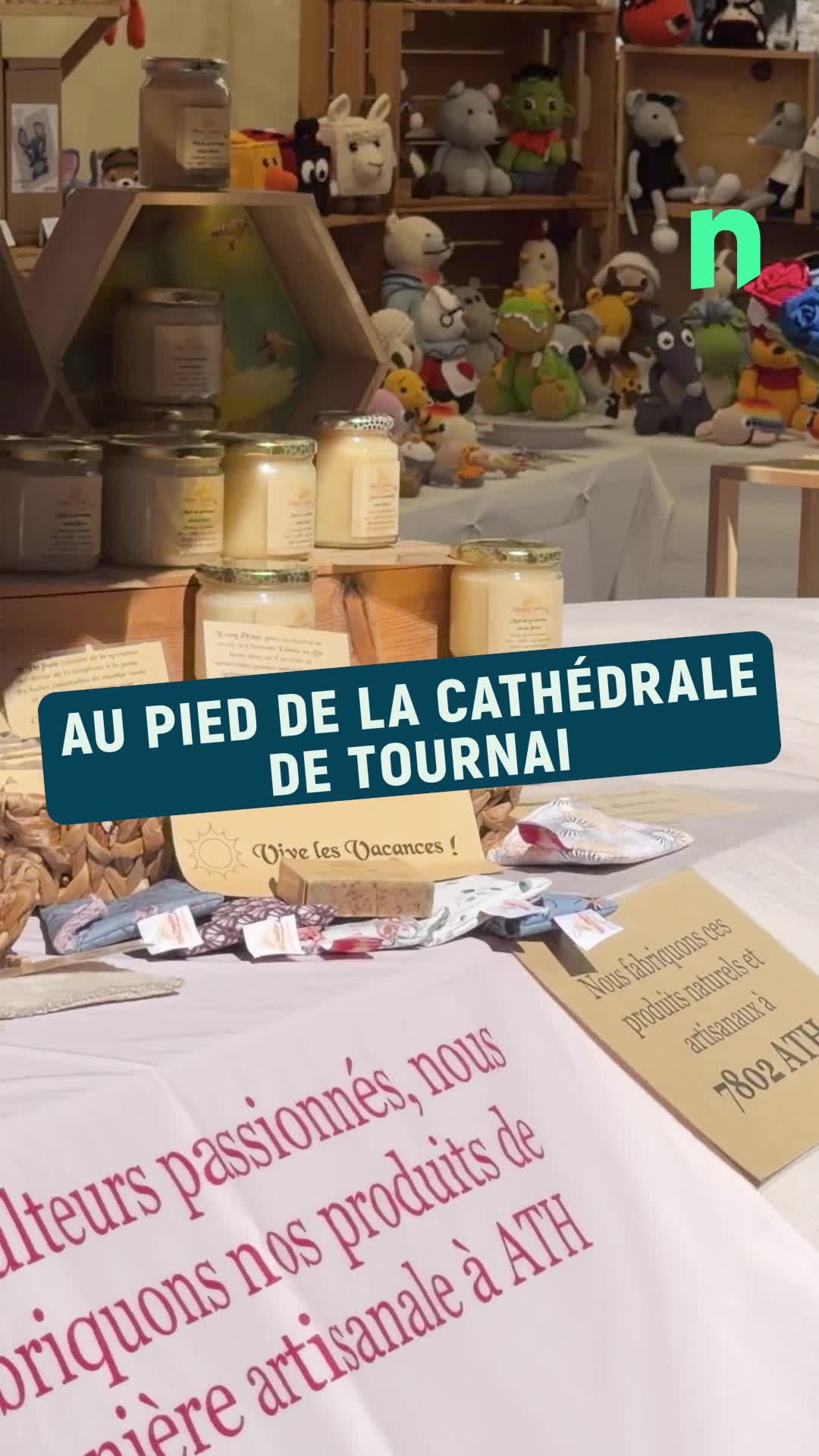 A Tournai\u002c le Marché des CréARTeurs a une nouvelle fois animé le Vieux Marché aux Poteries