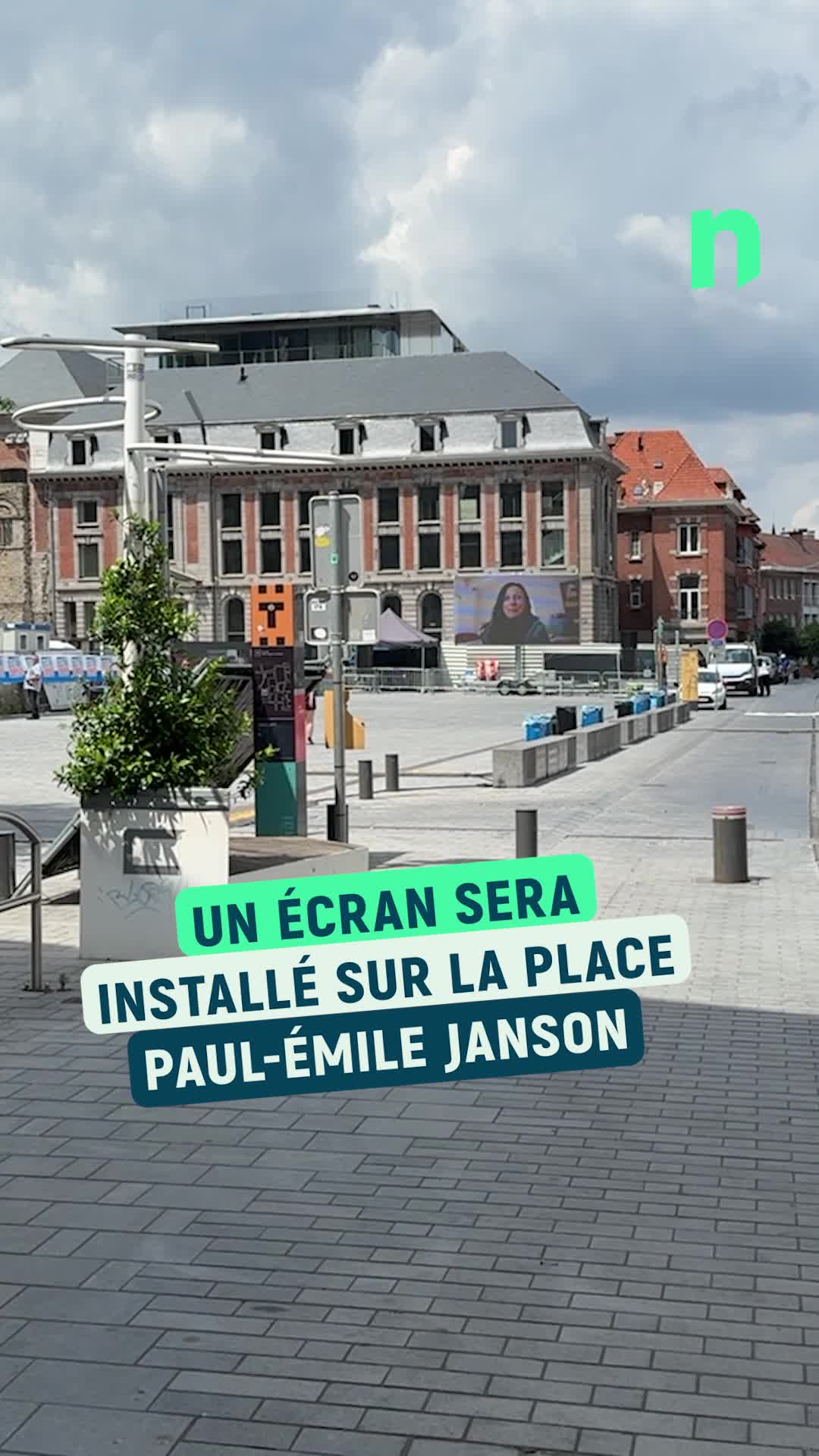Un écran géant sera finalement installé sur la place Paul-Emile Janson à l\u0027occasion de Belgique-Sénégal