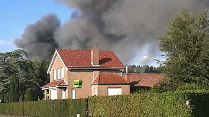 Incendie en cours