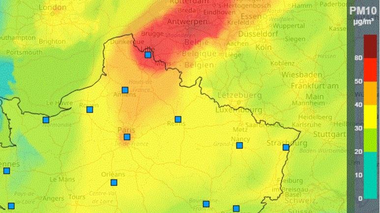 Pollution atmosphérique : la Wapi sera touchée ce lundi