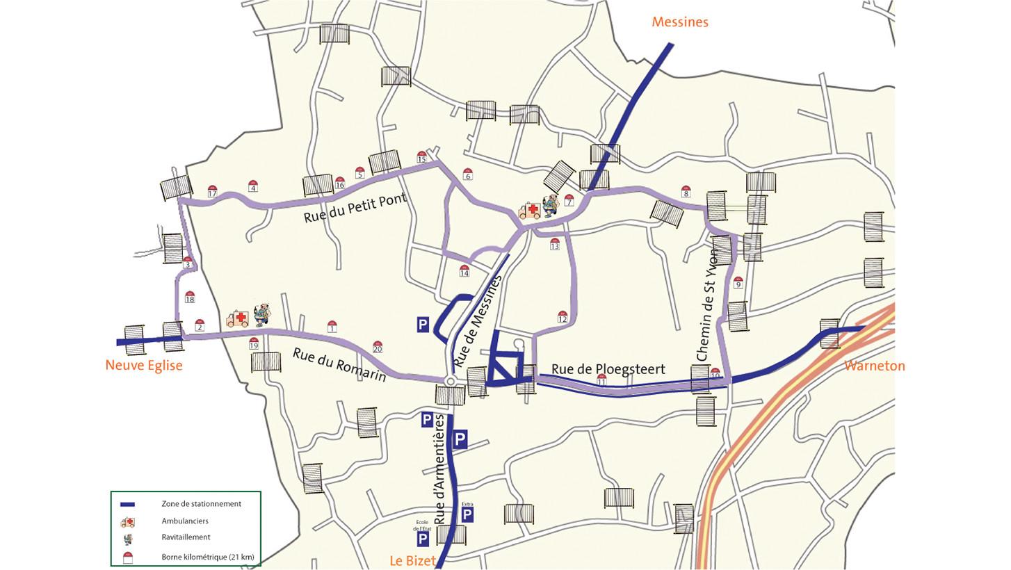 Quelques nouveautés pour la course du souvenir : voici le plan