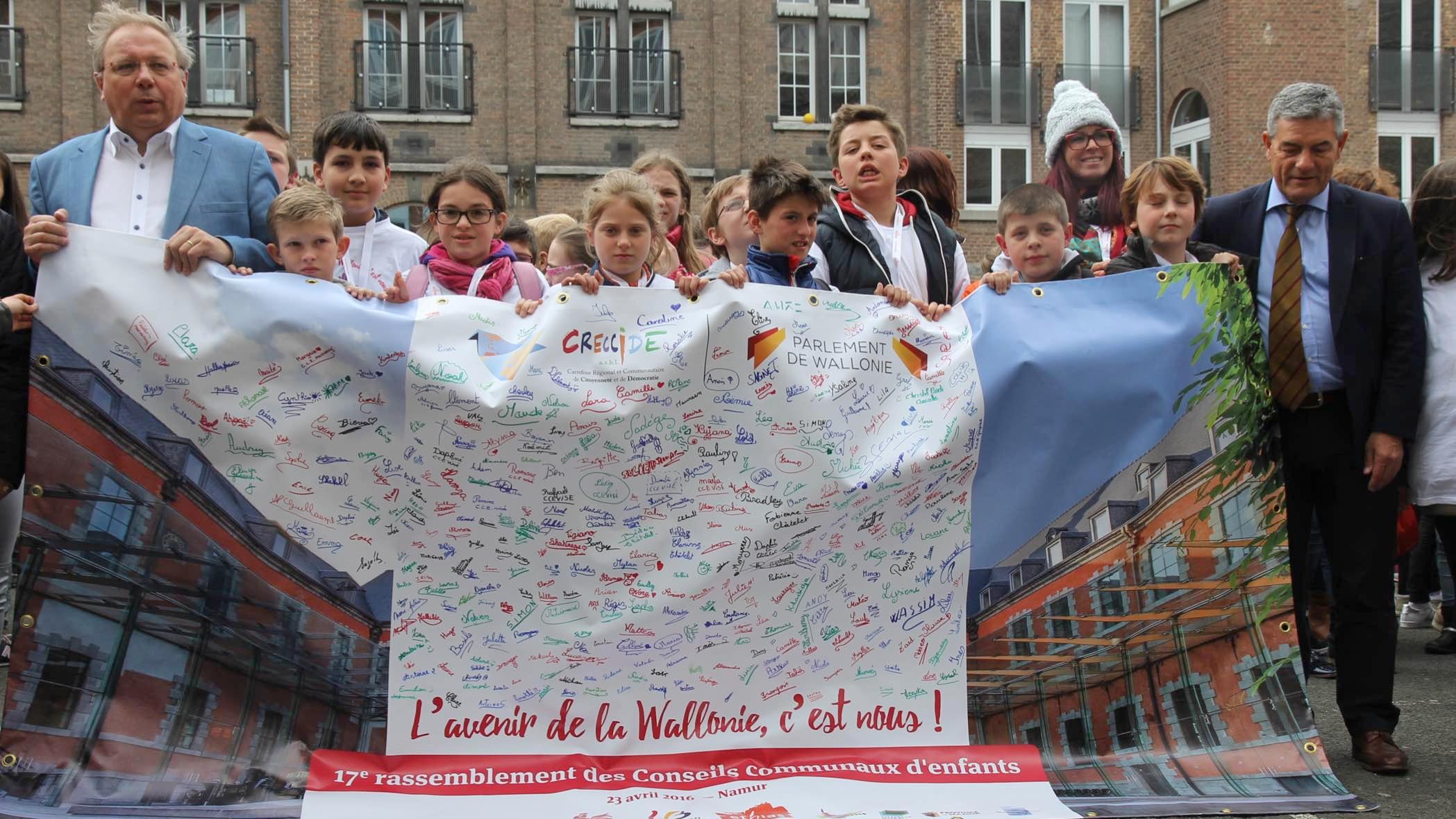 Le Conseil communal des Enfants à Namur