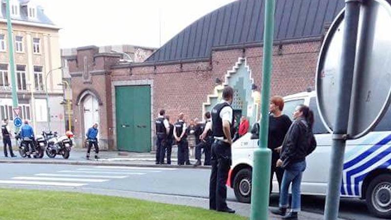 Piquet chahuté à la prison