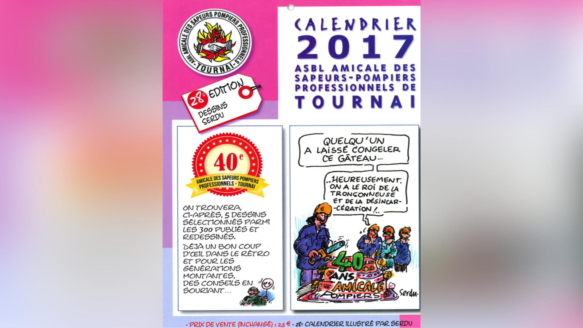 Le calendrier des pompiers est là