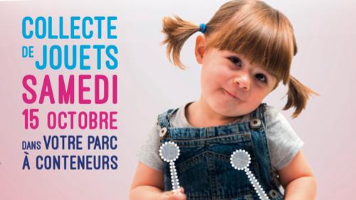 Collecte de jouets dans les parcs à conteneurs