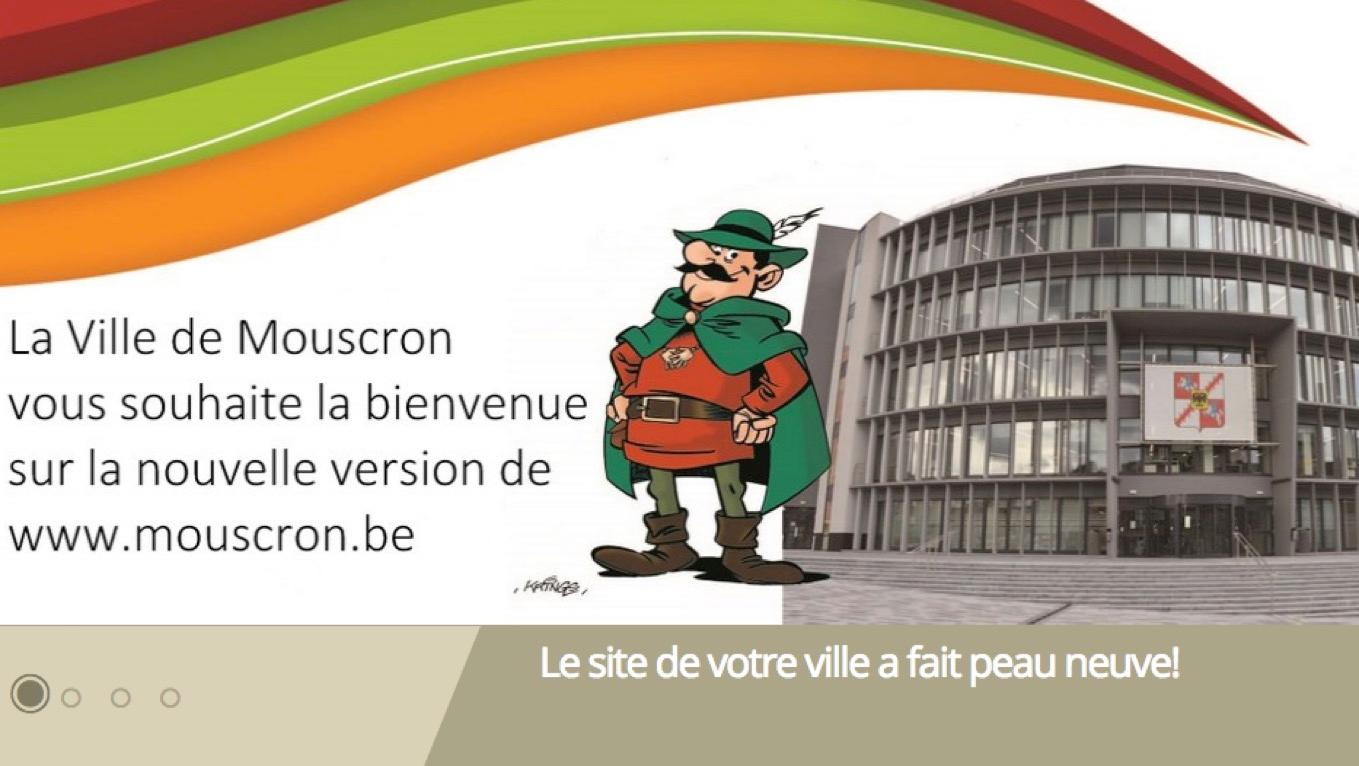 Un nouveau site Internet pour la ville de Mouscron