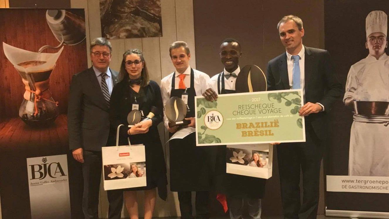 Arthur Tanoe remporte le prix du Belgium Junior Coffee Ambassador