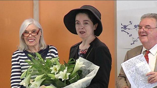 Amélie Nothomb à la bibliothèque de Pecq le 4 mai