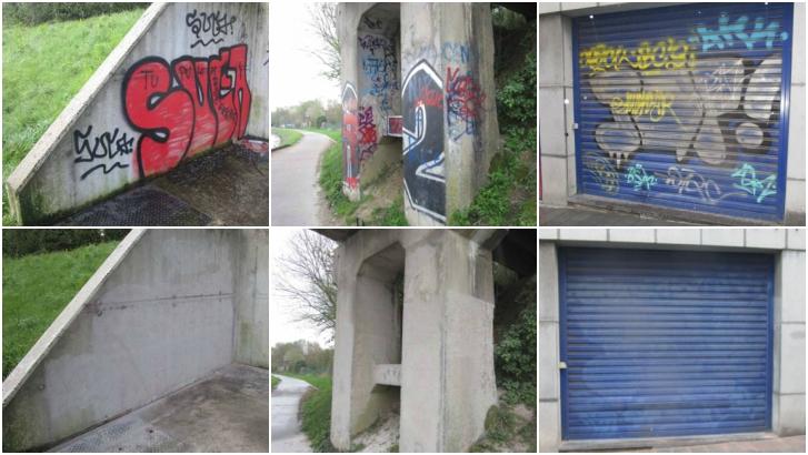 568 interventions contre les tags à Tournai