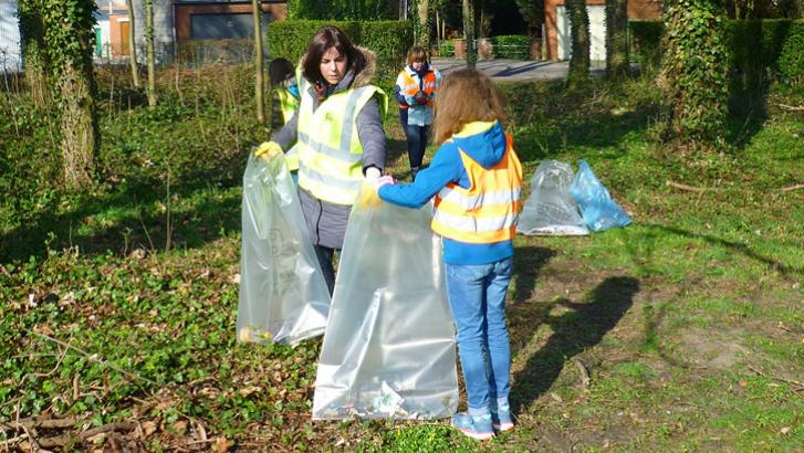 BeWAPP : 168 sacs de détritus ramassés à Péruwelz