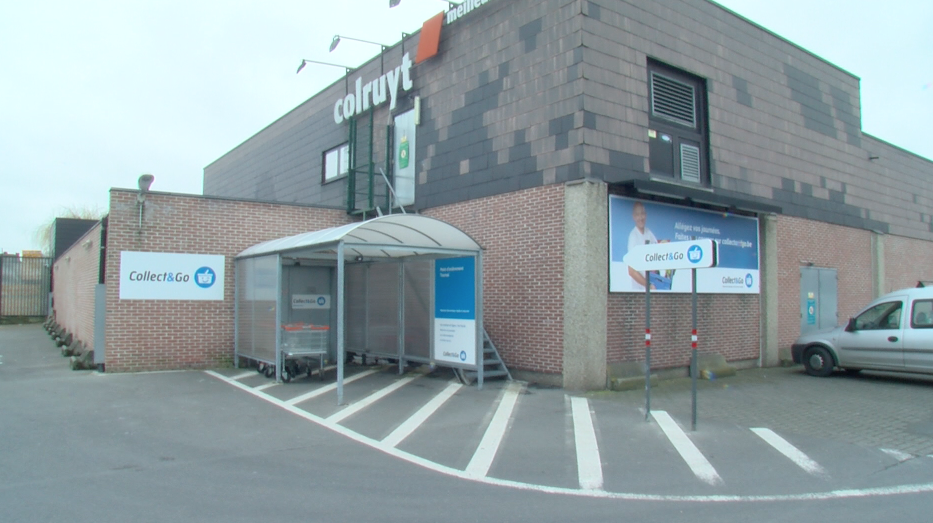 Le nouveau Colruyt à la chaussée de Renaix construit en 2019