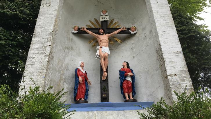 Le calvaire du Dieu des Monts remis à neuf