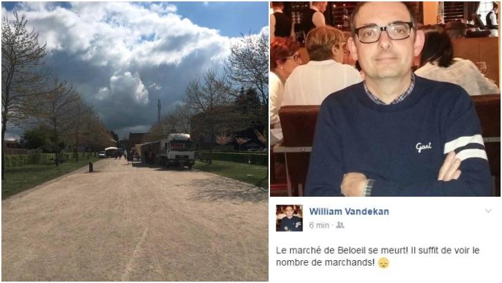 Pour le président de la section cdH de Beloeil le marché «se meurt»