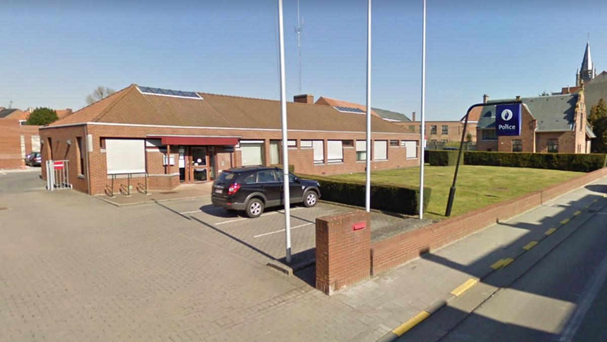 Un incendie au commissariat