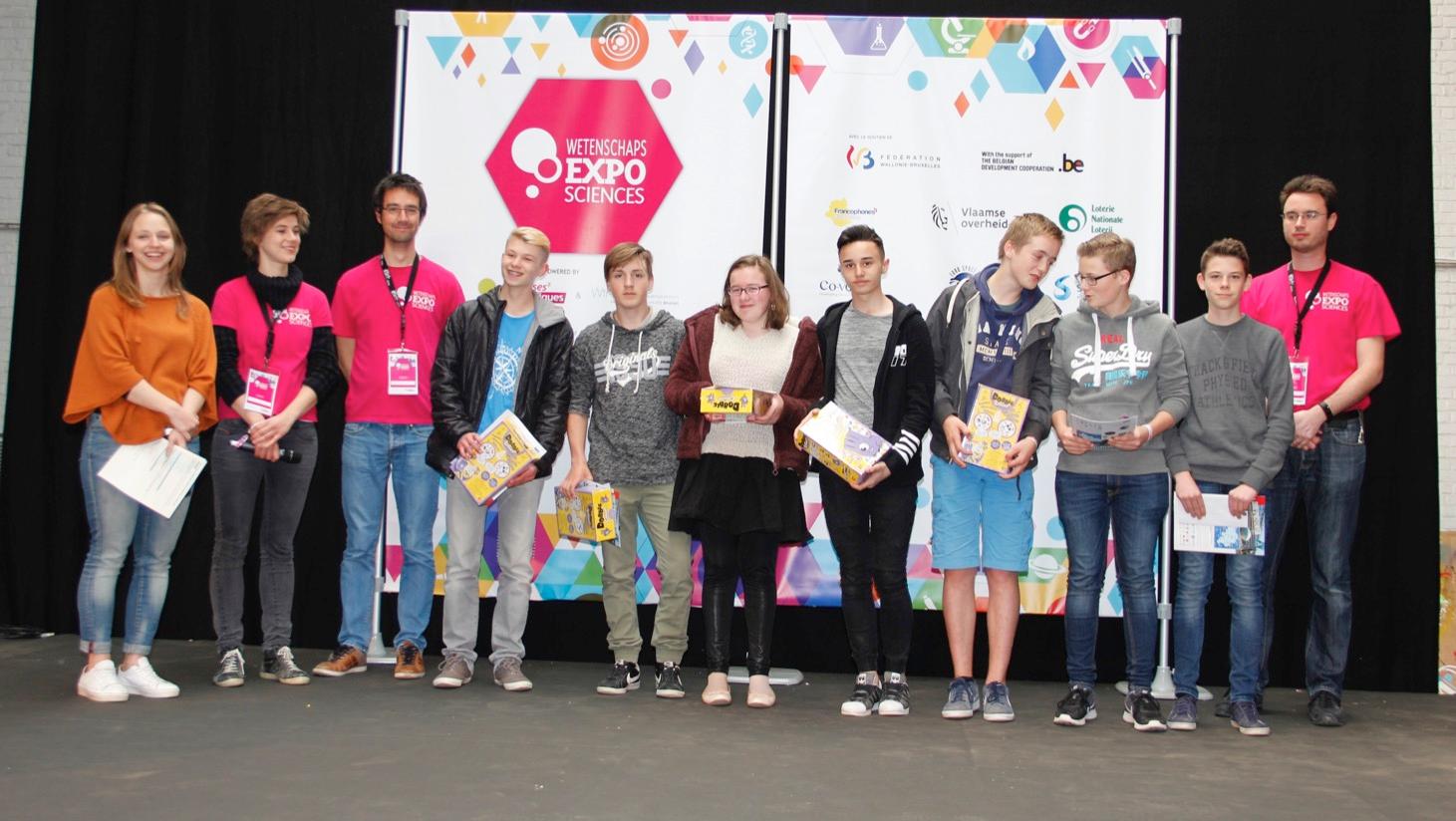 L’IPES d’Ath sur le podium du concours national des jeunesses scientifiques