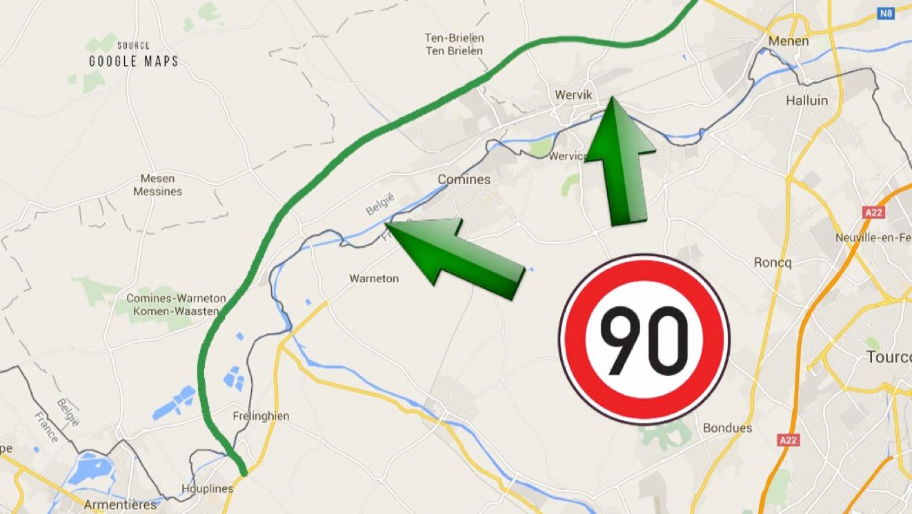 La RN58 passera bien à 90 km/h