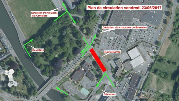 Une partie de la rue de la Lys fermée ce vendredi