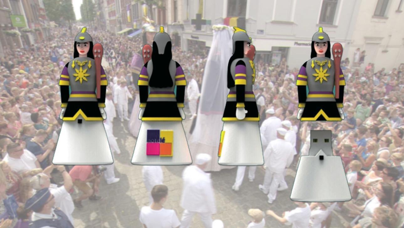 Ducasse d’Ath 2017 : voici la clé USB à l’effigie de Goliath