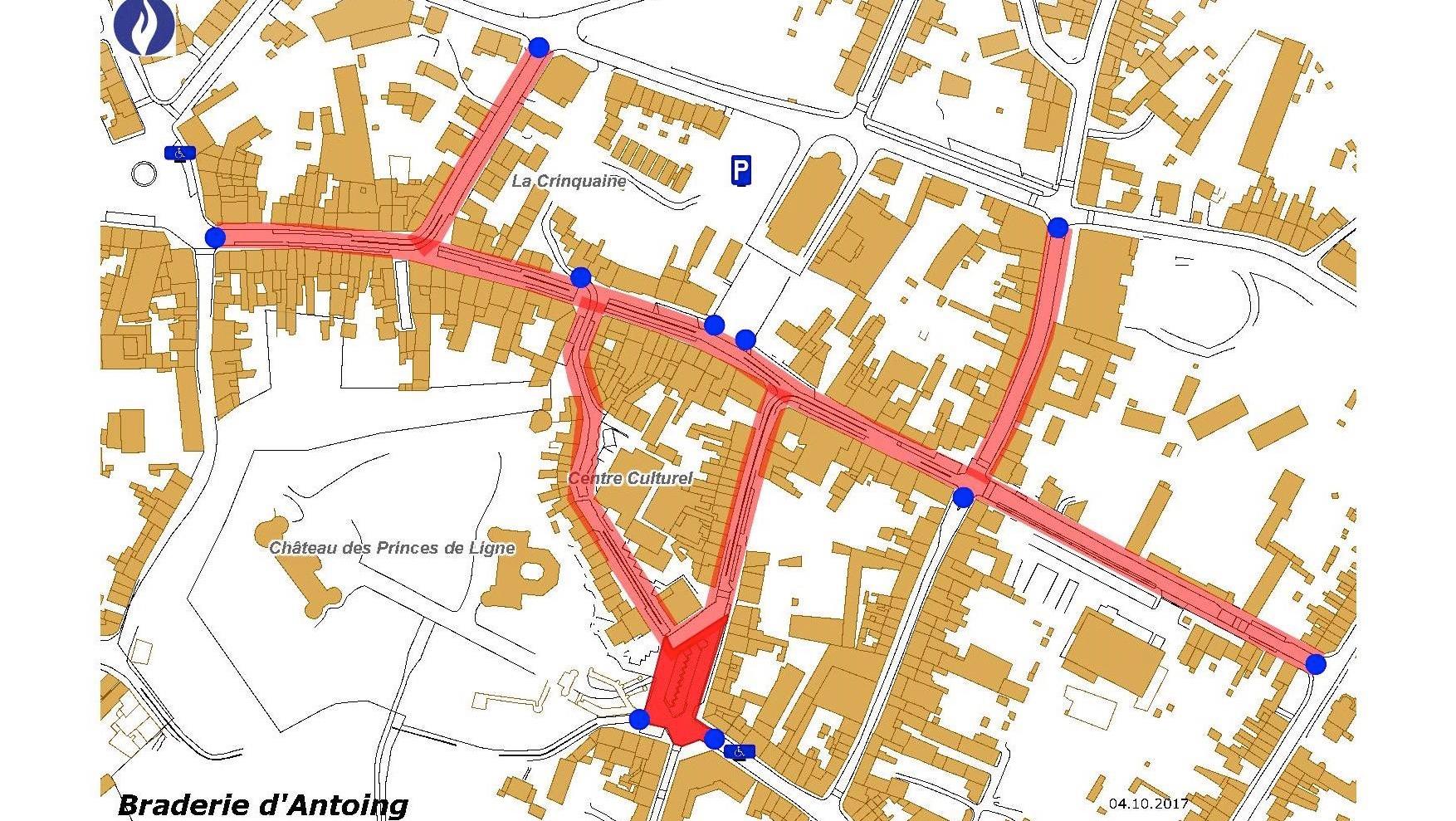 Braderie d’Antoing : le coeur de la ville sera interdit à la circulation