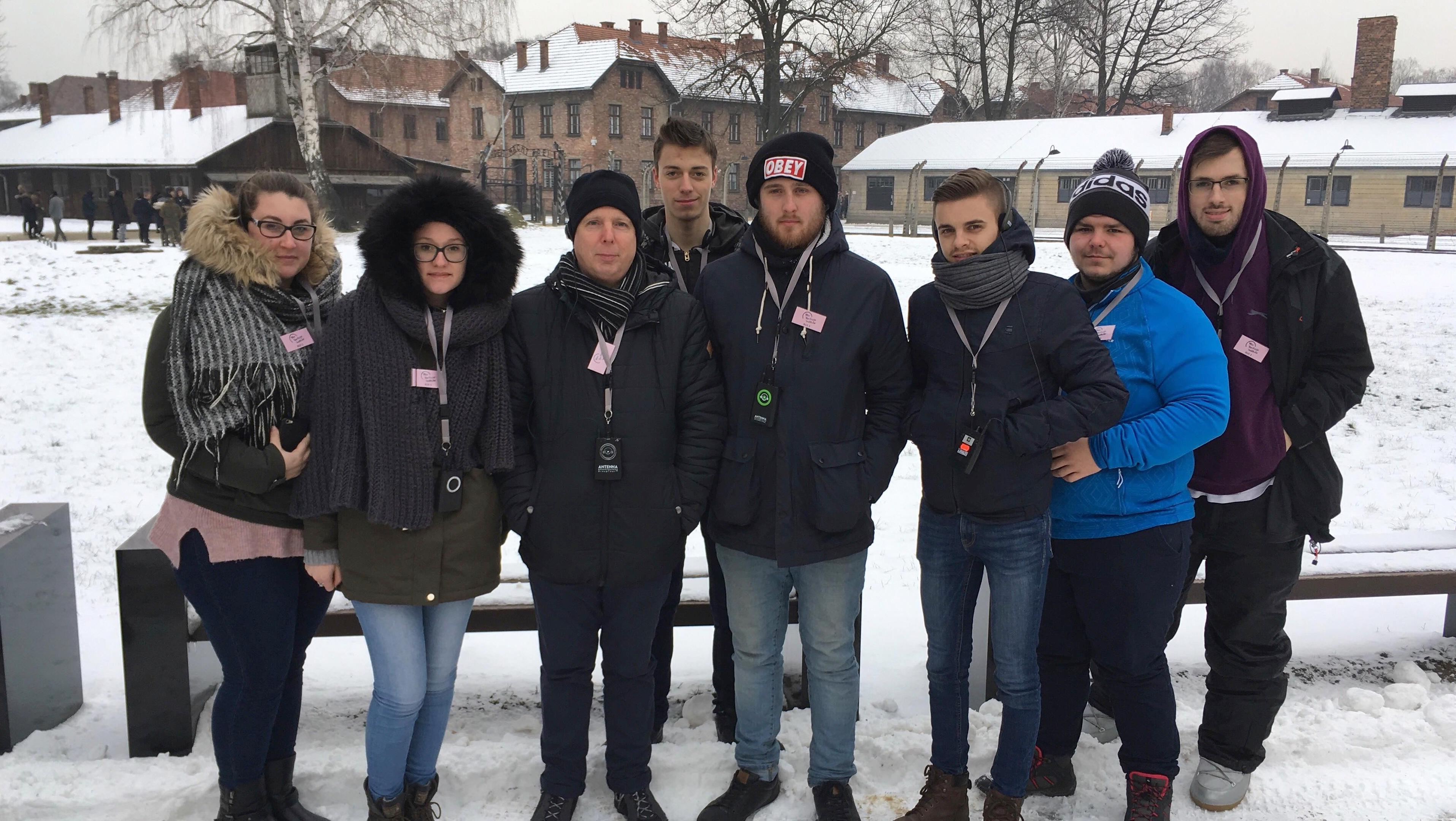 Des étudiants de Mouscron et Tournai en voyage mémoriel à Auschwitz