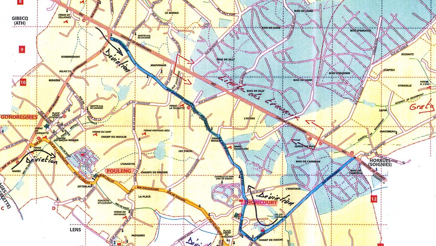 La chaussée de Ghislenghien (N57) fermée pendant 4 mois