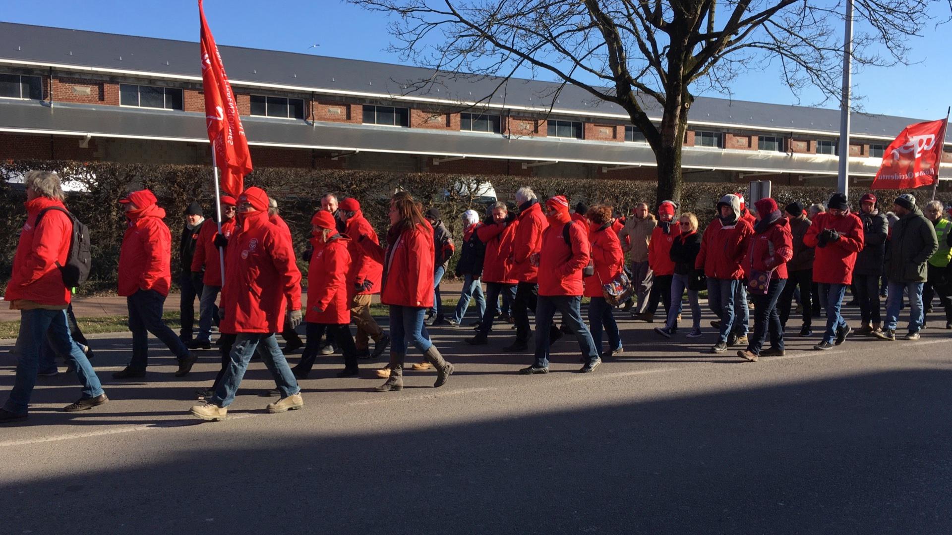 Grève contre la réforme des pensions: le point en Wallonie picarde