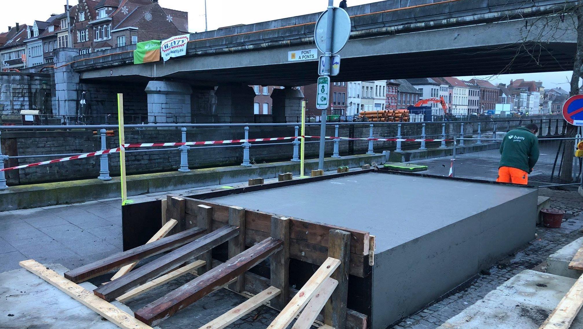 Démolition du pont à Ponts: une passerelle provisoire bientôt installée