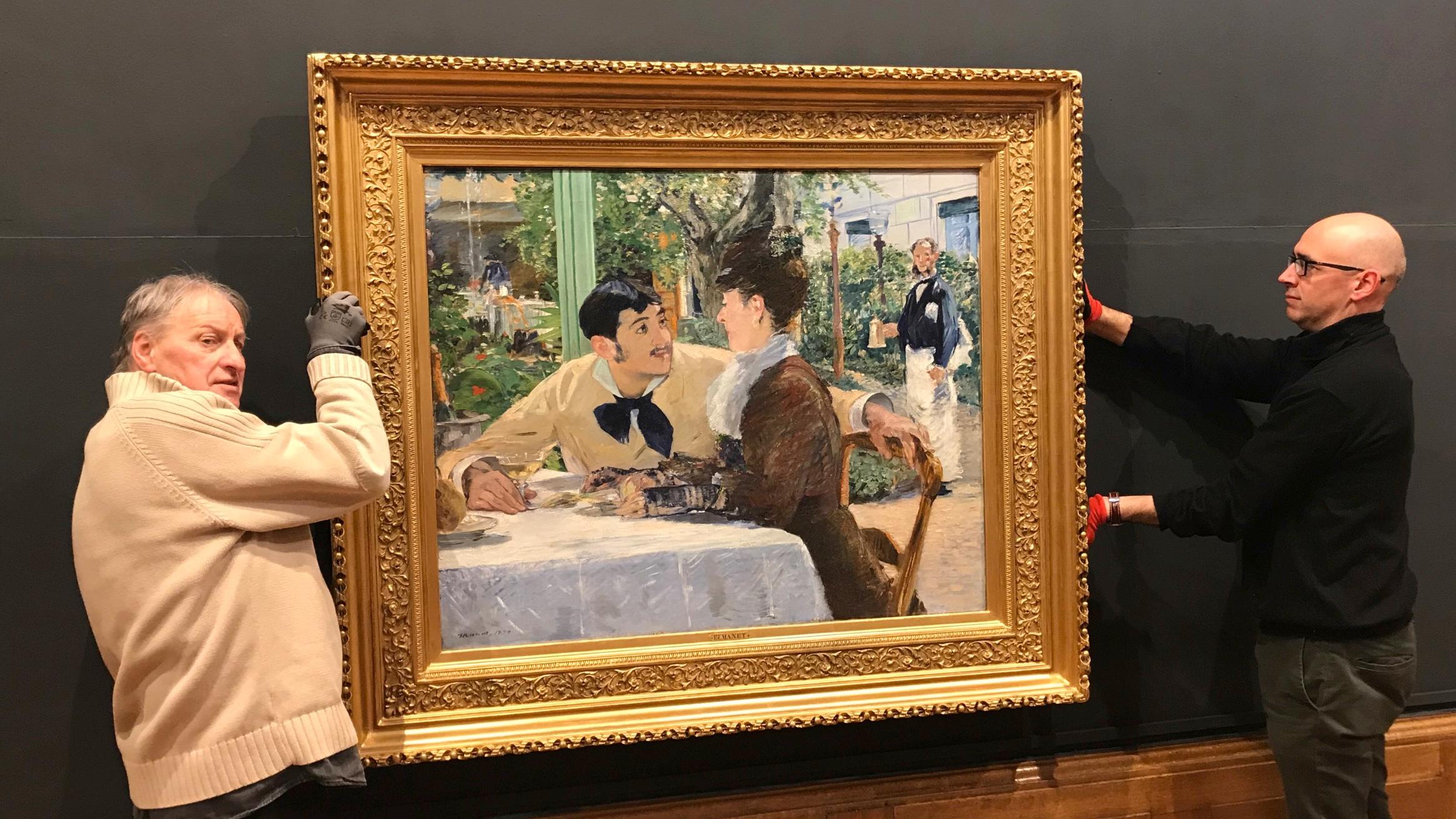 La toile «Chez le père Lathuille» est de retour à Tournai