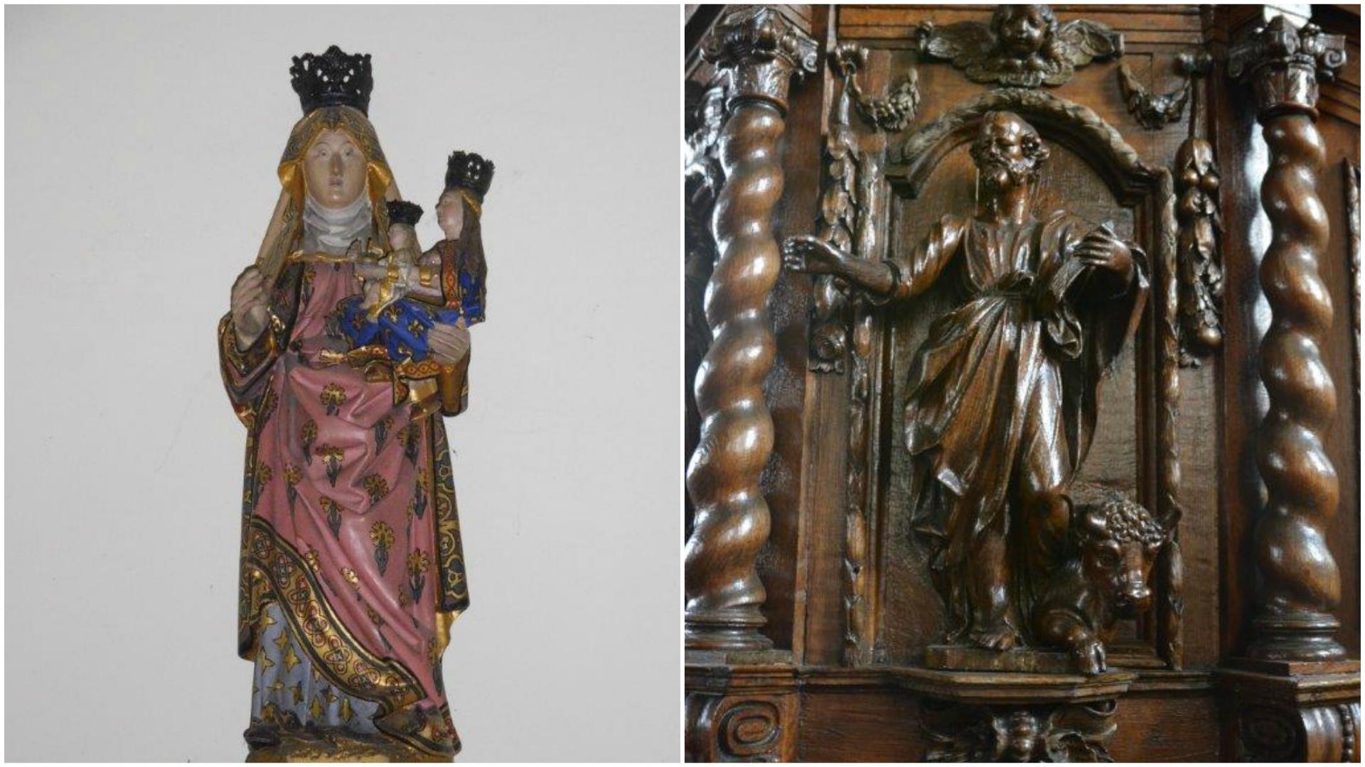 Onze objets de culte volés dans des églises du diocèse de Tournai retrouvés