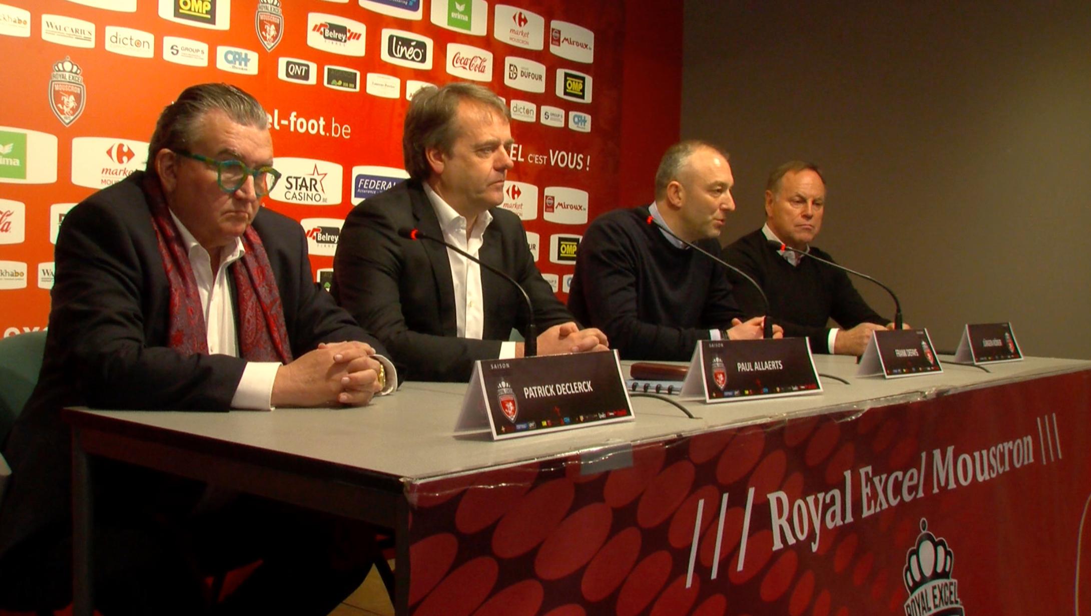 L'Excel Mouscron attend un nouveau partenaire