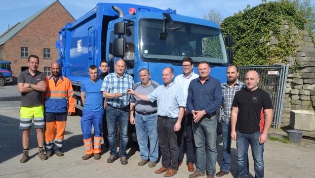 Un nouveau camion immondices pour Frasnes-lez-Anvaing