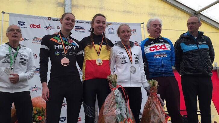 Emma Claisse championne de Belgique de duathlon