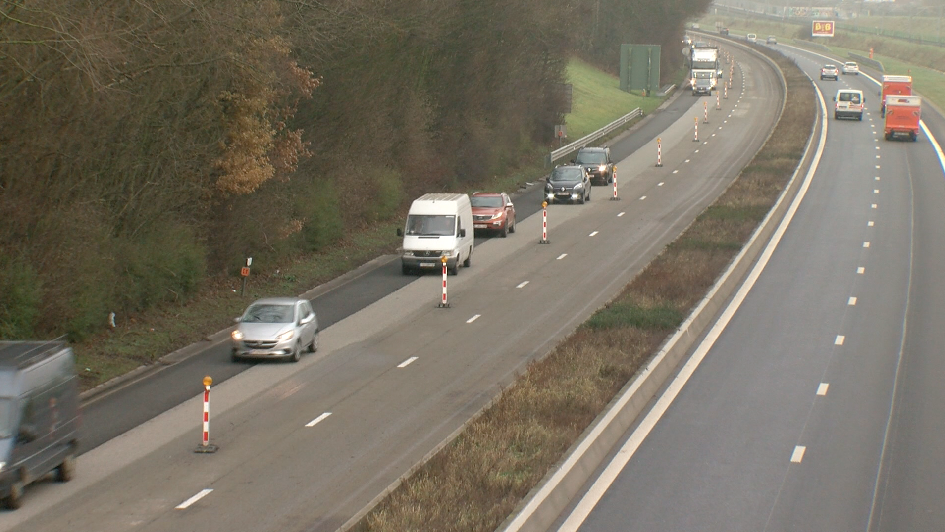 A8: le chantier entre Tubize et Hoves reprendra ce lundi 9 avril