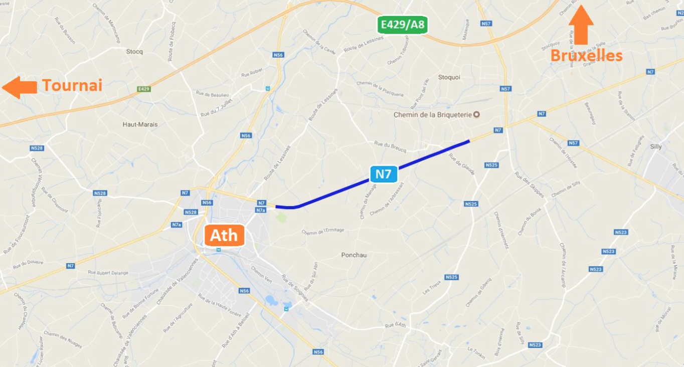 La suite du chantier entre Meslin l’Evêque et Ath reportée