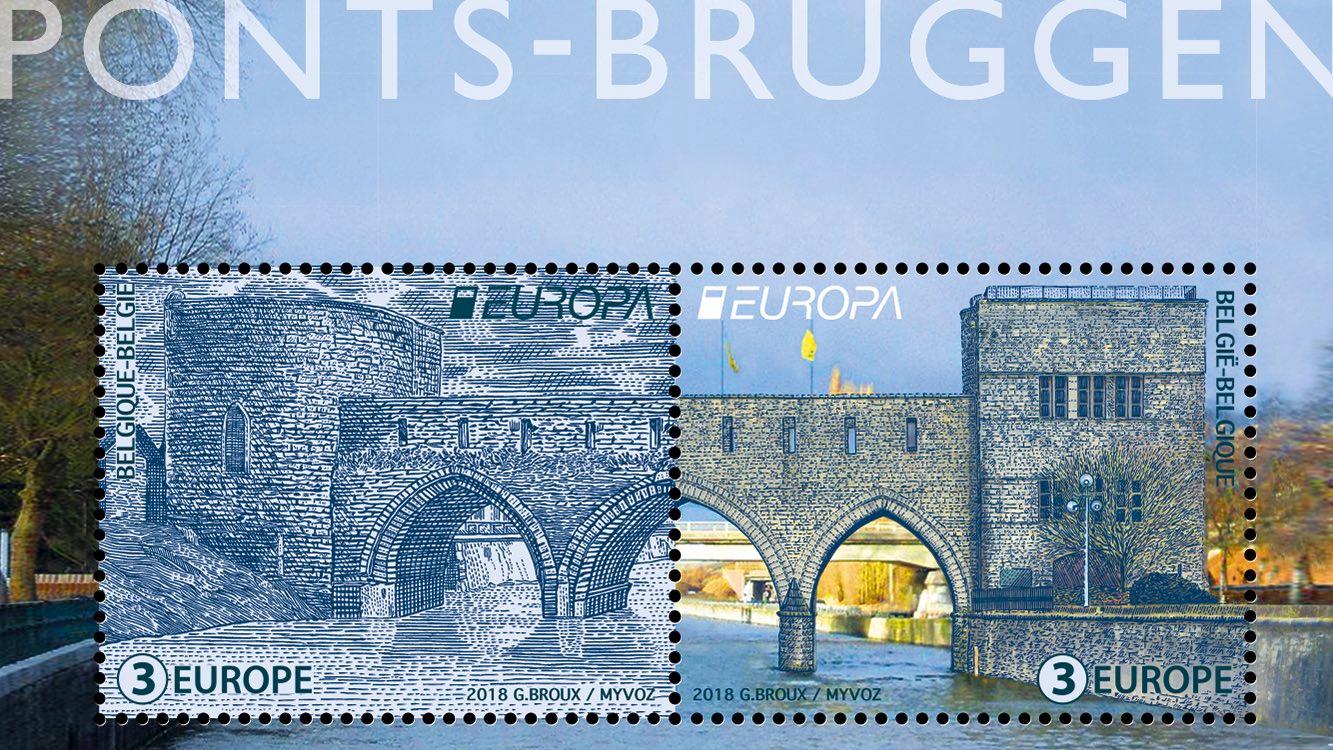 Deux timbres pour le Pont des Trous
