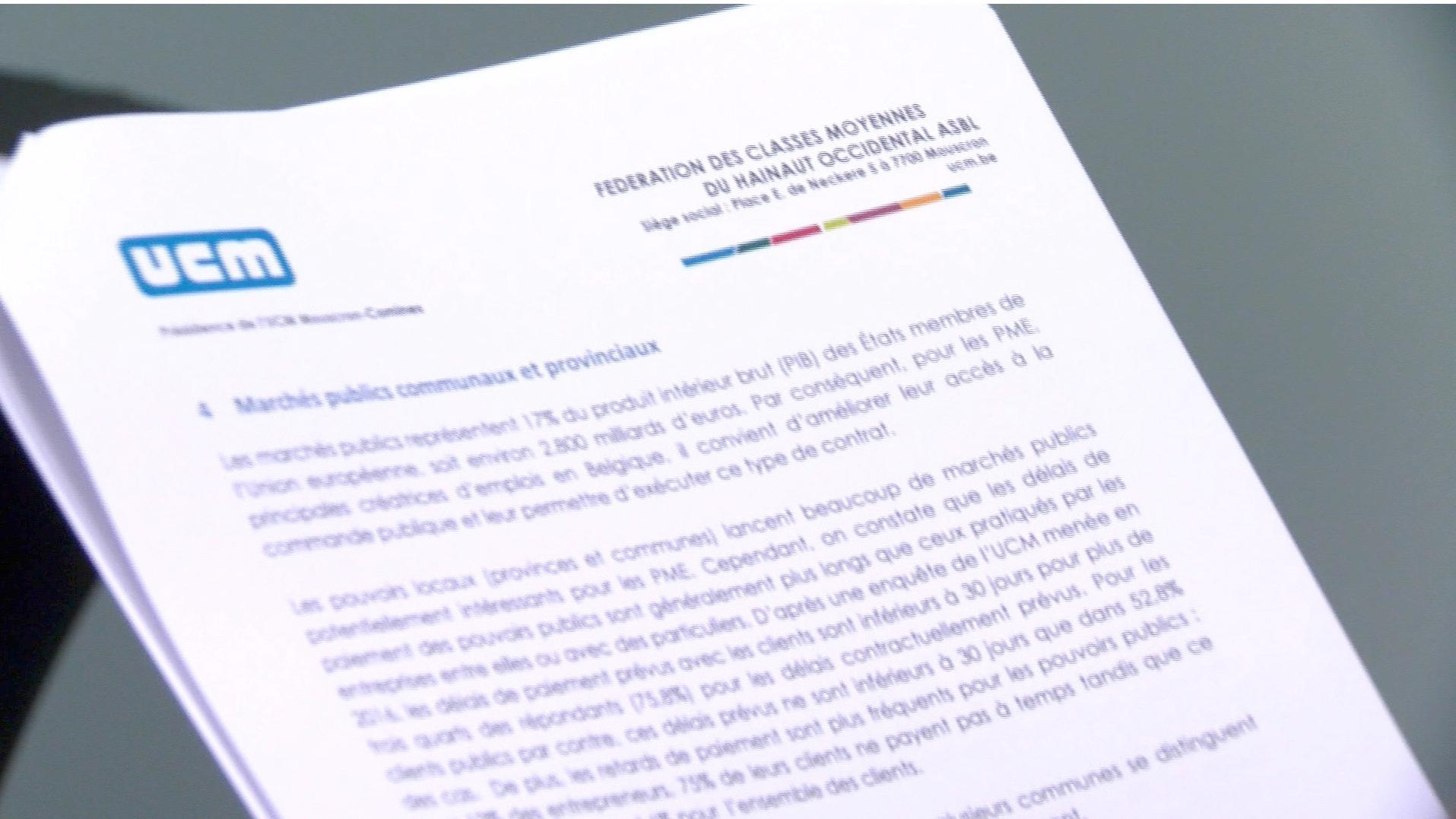 Les 12 travaux selon l’UCM