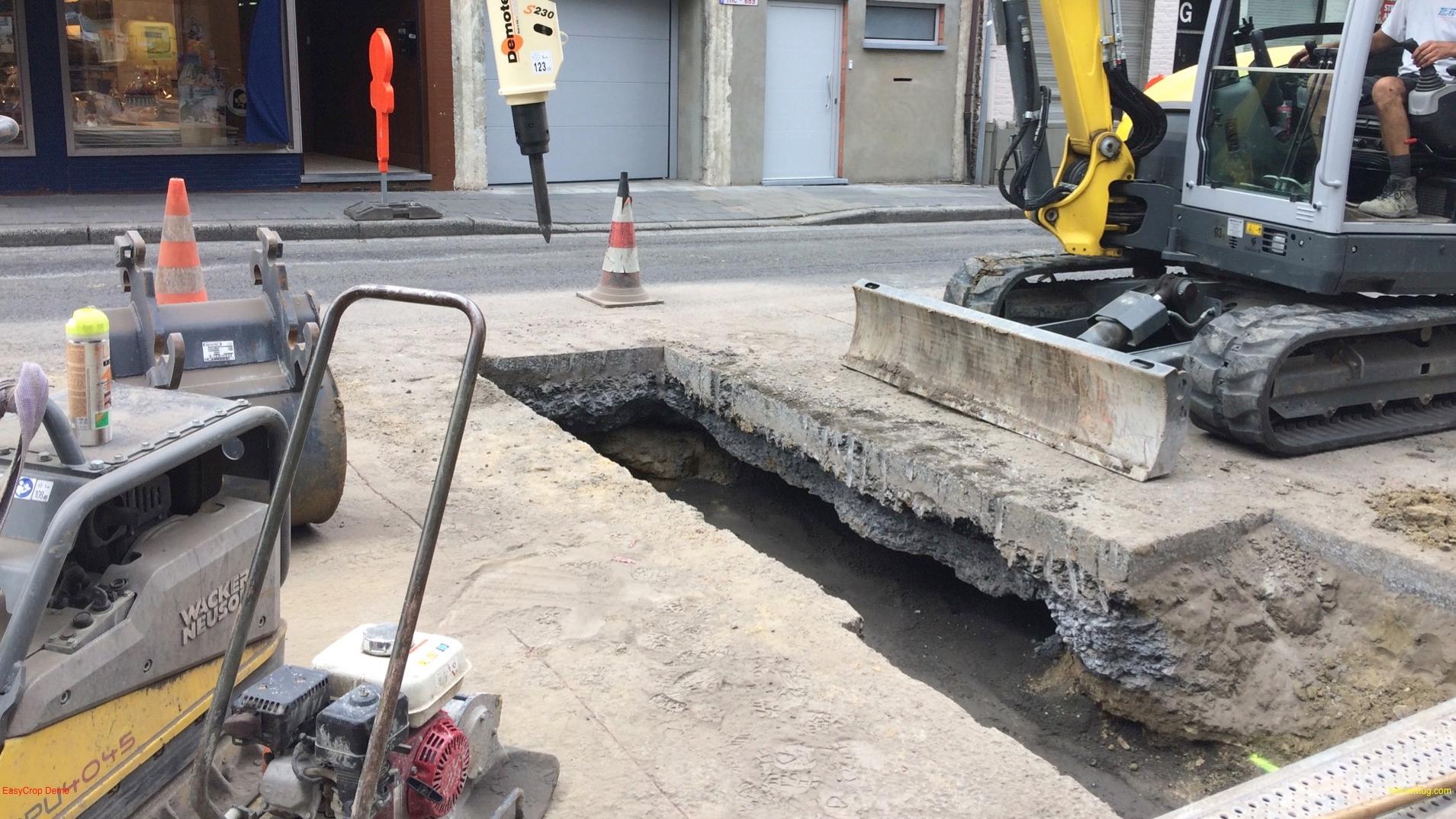 Circulation modifiée suite à l'effondrement d'égouttage à la chaussée de Lille