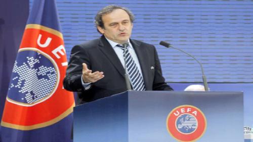 Michel Platini à la Croix Saint-Yvon le 11 décembre
