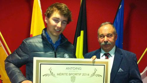 Le mérite sportif pour Antoine Goethals