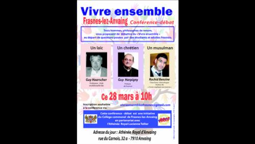 Une conférence-débat sur le “Vivre ensemble”
