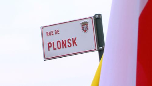 Inauguration de la rue PLONSK